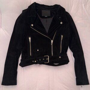 BLANKNYC Suede Moto Jacket